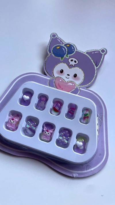 Uñas infantiles set x 6 u