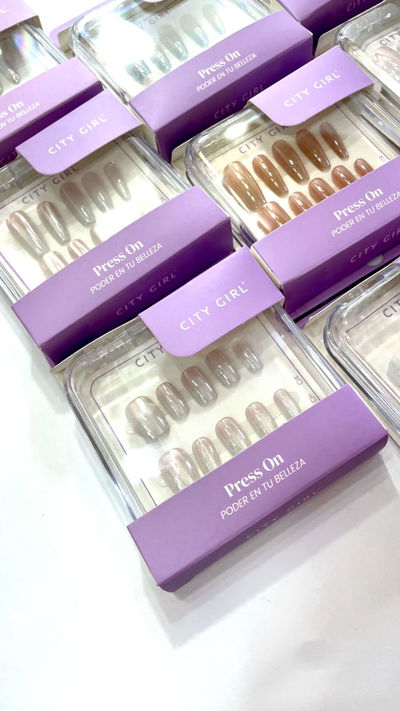 uñas press one city girl