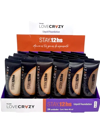 Base liquida Stay 12hs Love Crazy Tejar 