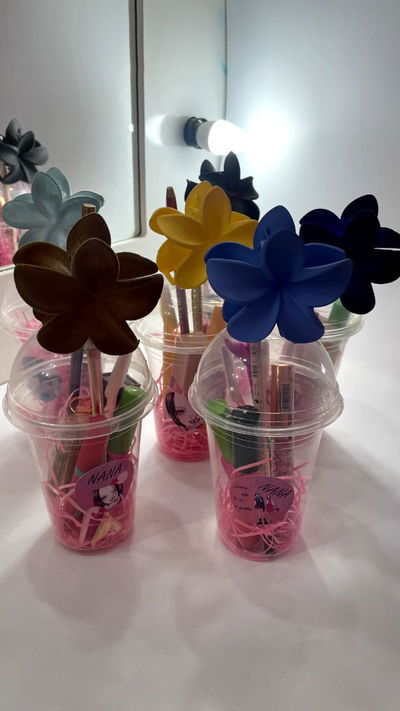 Vasos de maquillaje por 10u