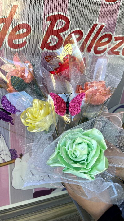 Flores eternas 1unidad color a eleccion