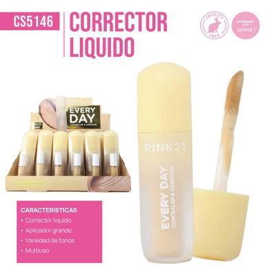 Corrector liquido  pink 21
