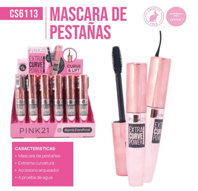 MASCARA waterproff DE PESTAÑAS PINK21 CS6113