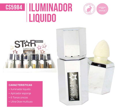 ILUMINADOR LIQUIDO PINK21 CD:CS5984