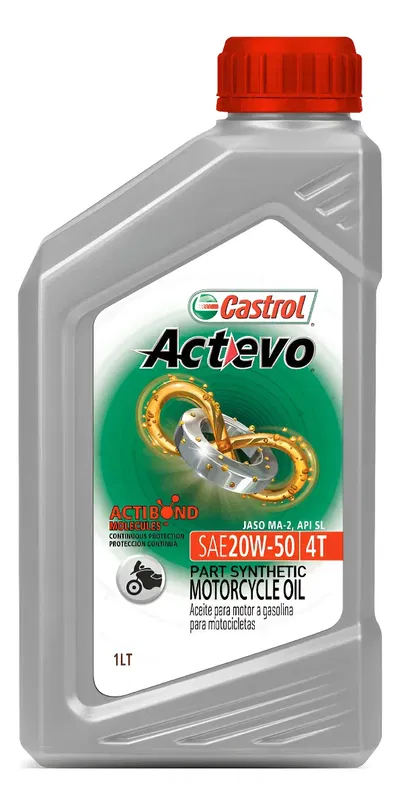 ACEITE ACTEVO 4T 20W 50 PART SYN SEMISINTETICO 