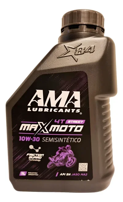 ACEITE AMA MAX MOTO 10W30 SEMISINTETICO 1 LITRO	
