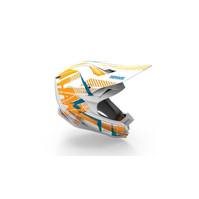 CASCO HAWK ZX7 CROSS BLANCO MATE M
