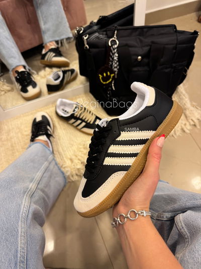 Samba negras con natural importadas