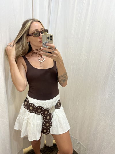 Pollera short Cancun (2 variantes de color)