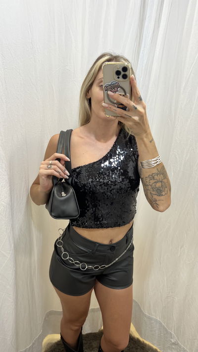 Short de ecocuero Alina