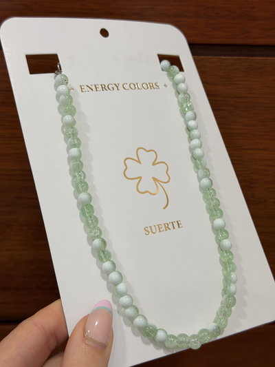 Collar suerte verde claro