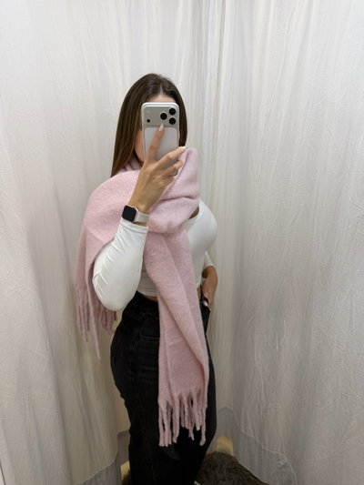 Bufandon Moly rosa bebe
