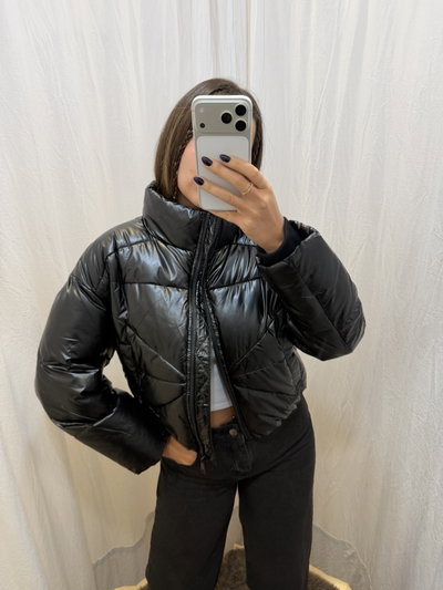 Campera puffer Wanda negra