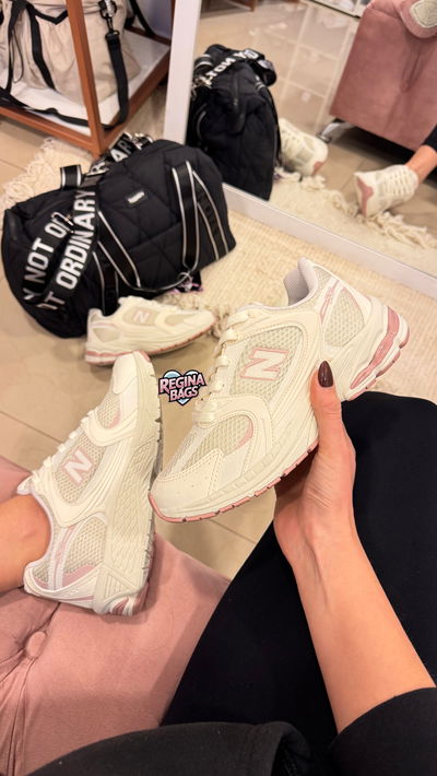 NB 530 Crema y rosa 