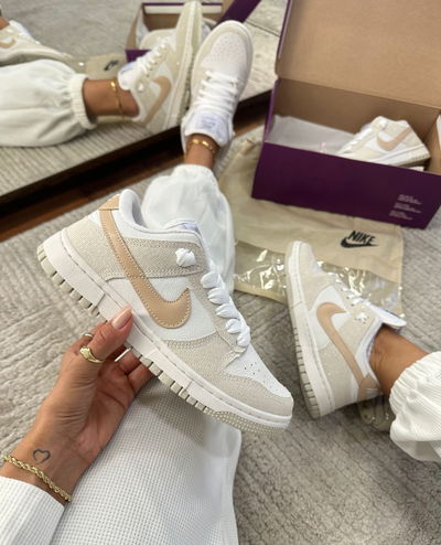 Sb Dunk glitter natural importadas