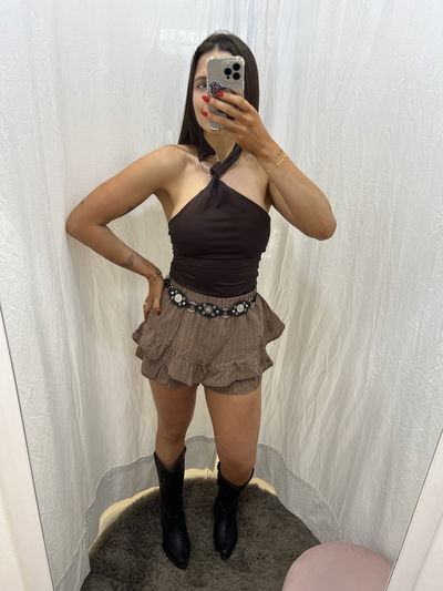 Skort Viena chocolate