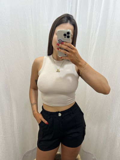 Short de lino Lyra