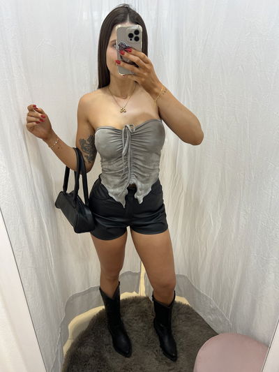 Short de ecocuero Alina
