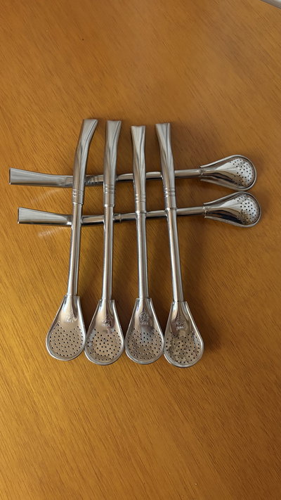 Bombilla acero inoxidable