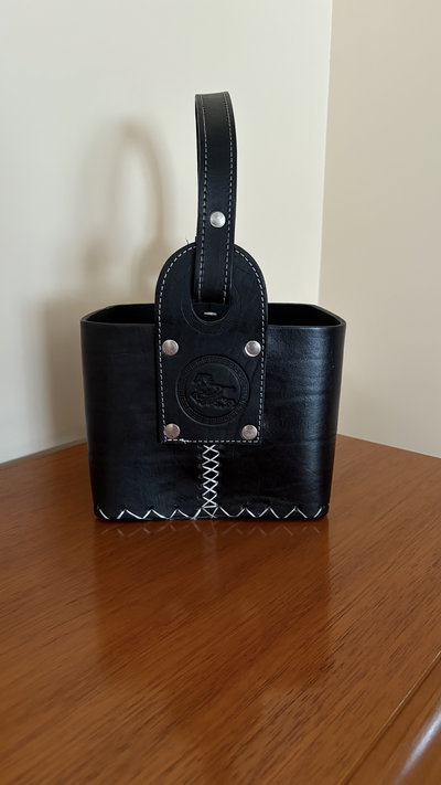 Canasta Matera 100% cuero