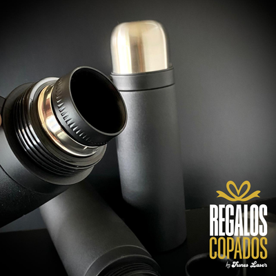 Termo Negro media manija Tapón Cebador