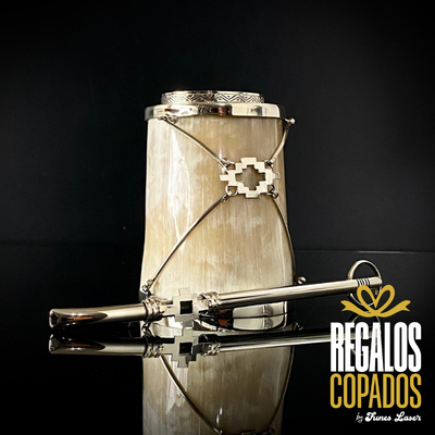 Mate artesanal de Asta y Alpaca