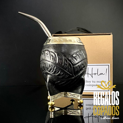 Mate Torpedo Cuero Repujado