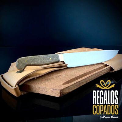 Set porta tabla de cuero con Cuchilla N18