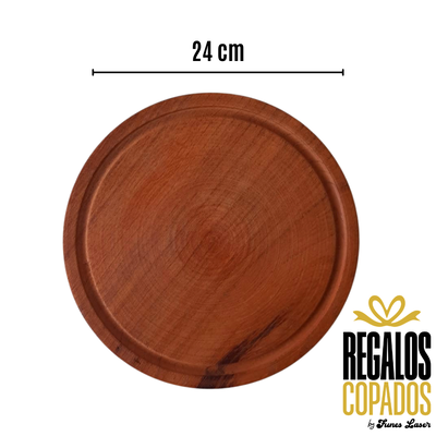 Plato de Algarrobo 24 cm