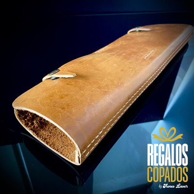 Estuche de cuero 4 piezas Inox