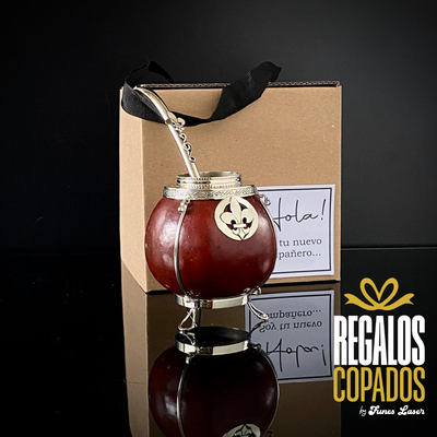 Mate Porito virola recta de Alpaca