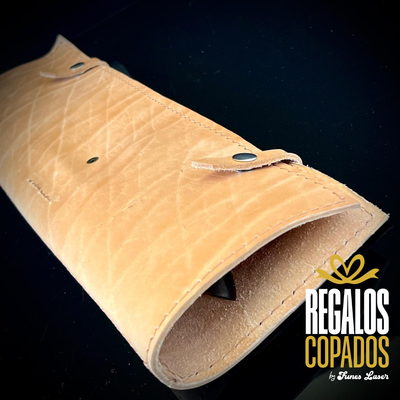 Estuche de Cuero 3 piezas Ac.Inox.