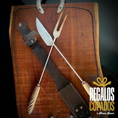 Set Parrillero madera 