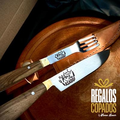Juego doble cuchillo y tenedor N14 Inox