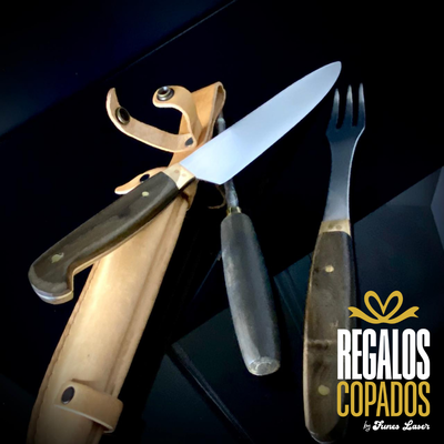 Juego Triple Inox madera N18