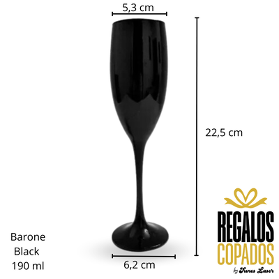 Box Copa Black de Champagne 190ml