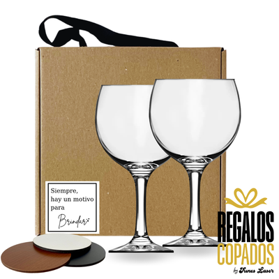 Box 2 Copas de GIN 600 ml