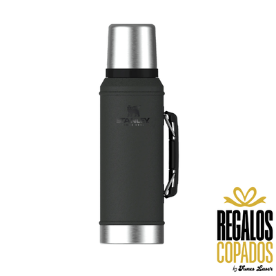 Termo Stanley Clasico 950ml Con Tapón Cebador Black 2.0