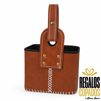 Canasta Eco cuero premium