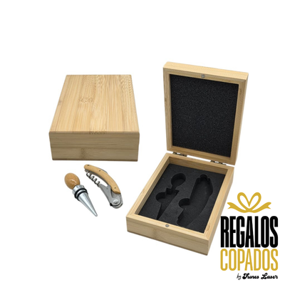 Set de Vino en caja 2 piezas
