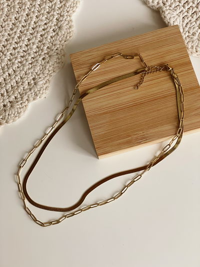 Cadena Snake Doble AD