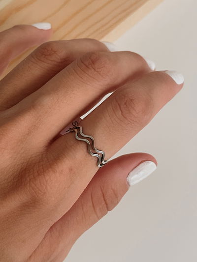 Anillo Doble Ondas AQ