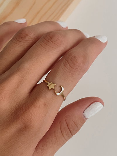 Anillo Luna y Estrella AD