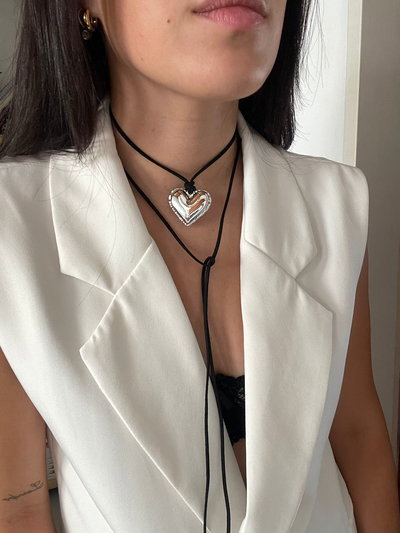 Choker Corazon inflado