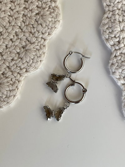 Aros dije Mariposa AQ