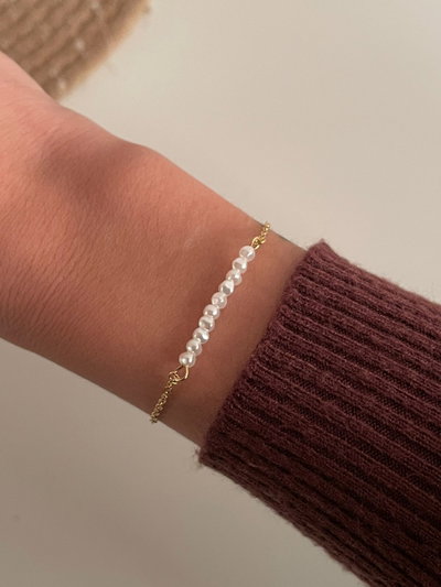 Pulsera Perla white AD