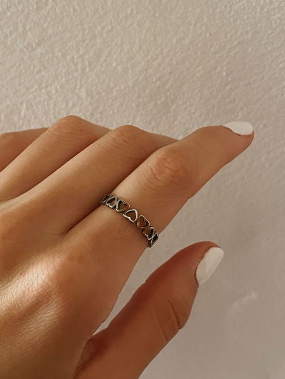 Anillo mini Corazones AQ