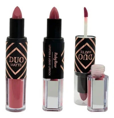 Labial líquido Dúo Ruby Rose