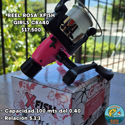 Reel XFISH CB640 Girl con tanza