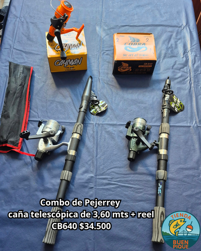 Combo para Pejerrey 3,60 mts